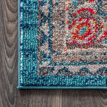 Kristina bohemian Flair Boho Vintage Medallion Area Rug